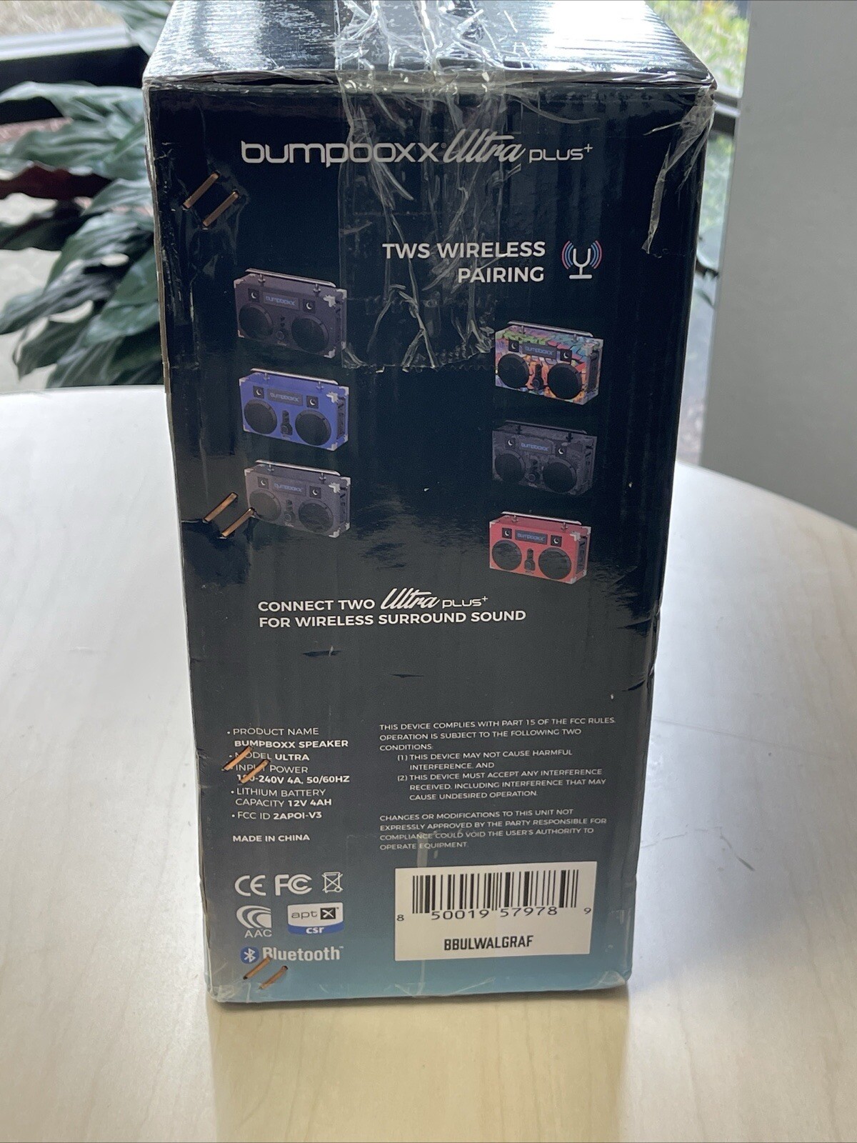 Bumpboxx Ultra Plus+ Bluetooth Speaker Boombox (Wireless Microphone