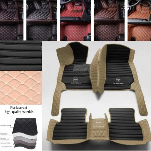 Fit for Mitsubishi Mirage Car Floor Mats Cargo Liners Auto Carpets Custom Mats - Imagen 37 de 38