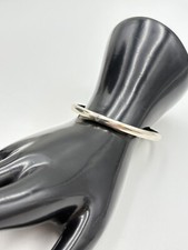 STERLING SILVER 925 7.5" BANGLE BRACELET 5.2mm 11.1g