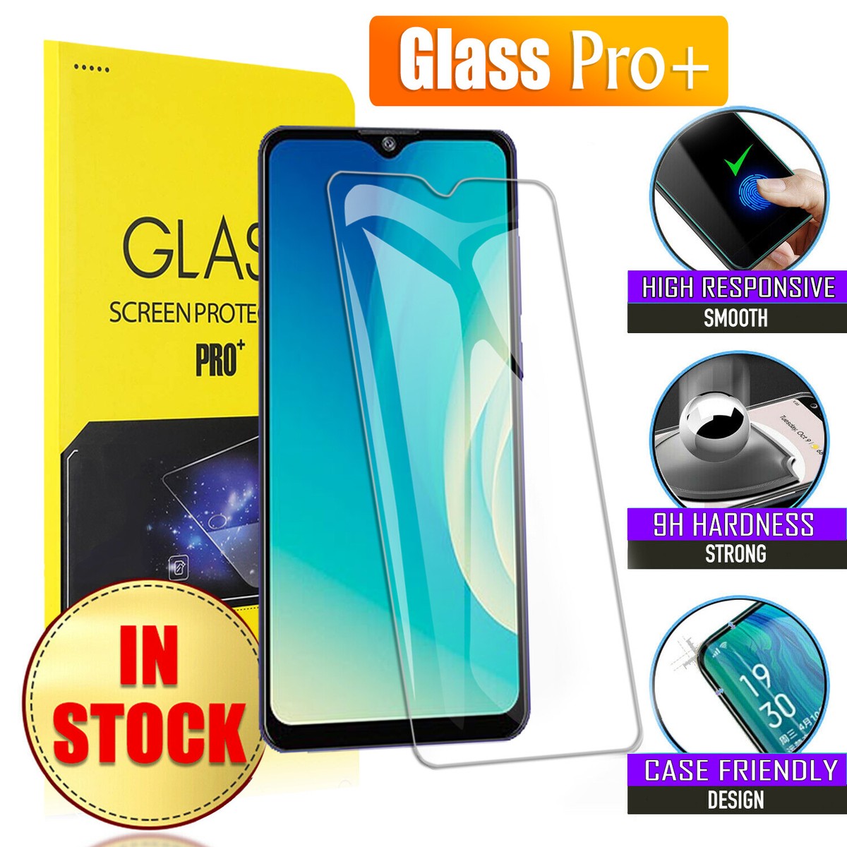 1x 2x For ZTE Blade A7S 2020 A7 2019 Tempered Glass LCD Screen Protector Guard
