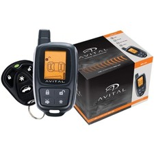 Avital 3305L Car Alarm with 2-Way LCD 4-button remote