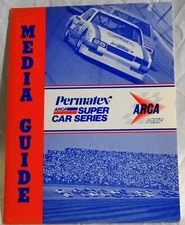 1987 Media Guide folder  ARCA Permatex Super Car FREE SHIPPING