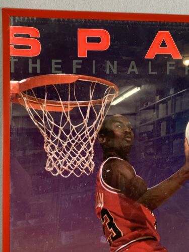 Vintage Michael Jordan SPACE The Final Frontier Poster 90s Costacos Brothers NBA - Picture 2 of 14