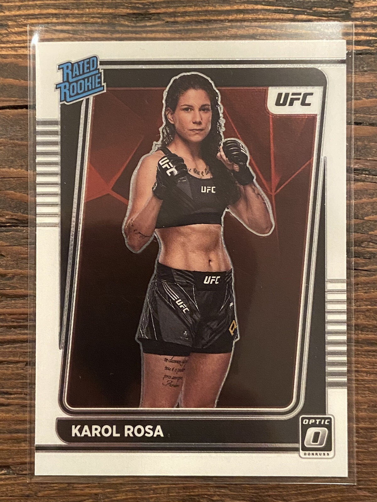 Karol Rosa RC #102 - 2022 Panini Donruss Optic UFC