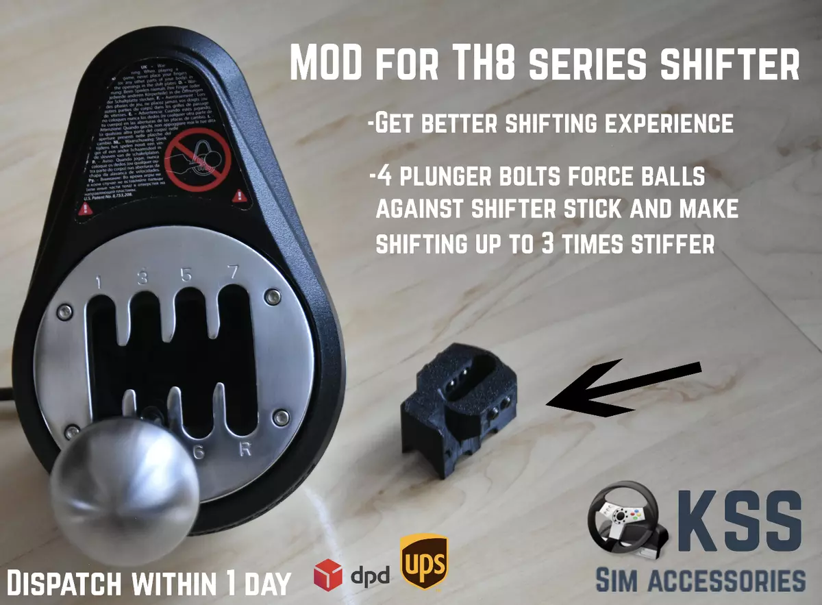 MOD for Thrustmaster TH8 series shifter TH8A & TH8RS -improve