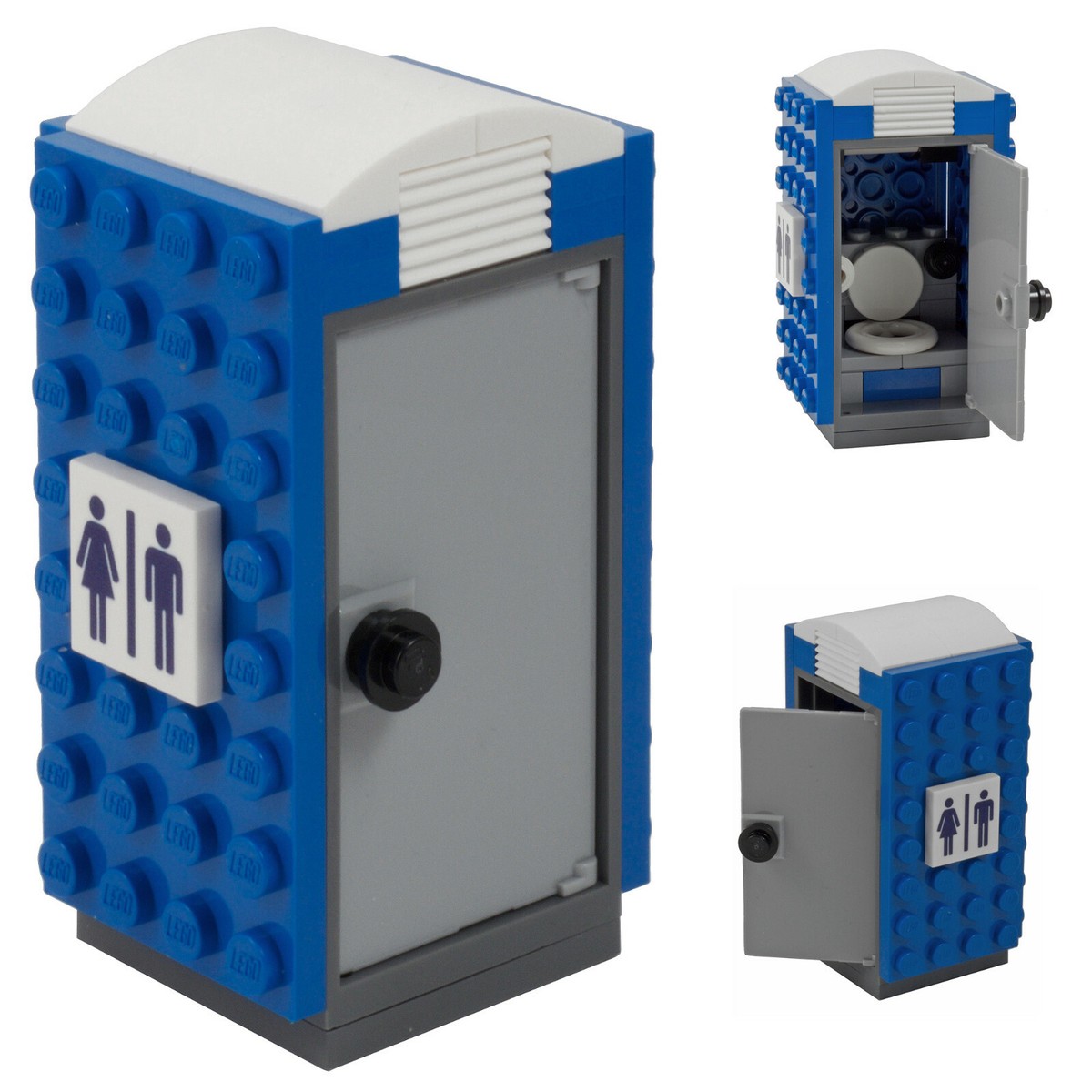 Portable Loo Mobile Toilet WC Kit Made With Real LEGO