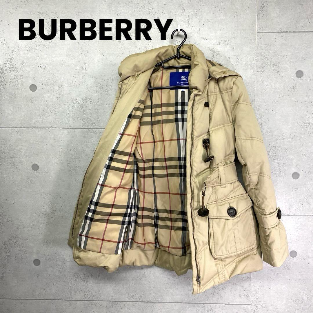 Burberry Blue Label Nova Check Down Coat Cotton Size38/M(US Burberry Blue Label Nova Check Down Coat Cotton Size38/M(US