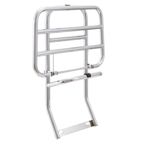 VESPA T5125 MK1 1985 TO 1990 SQUARE BACK CHROME REAR LUGGAGE CARRIER