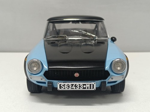 Fiat 124 Spider Abarth CSA Azzurro 1972 Sun Star 1:18 Rare Model Usato + Box - Foto 5 di 24