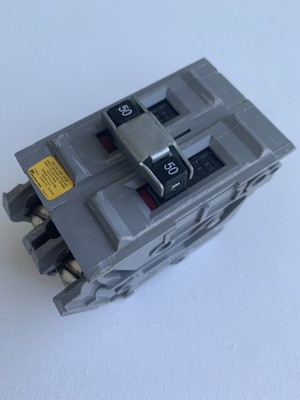 WADSWORTH 30 AMP DOUBLE POLE// 2 POLE 2P 30A CIRCUIT BREAKER METAL FEET TESTED