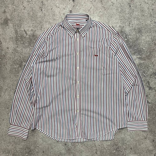 Harmont Blaine Striped Classic Cotton Longsleeve Shirt Size 2XL