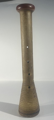 Vintage Large 12" Wooden Spool Industrial Bobbin Spindle - Picture 2 of 8