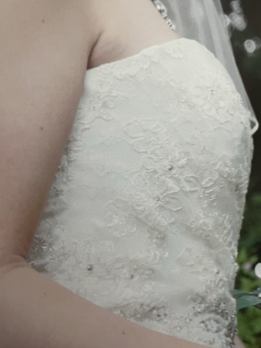 Coco Couture creme elfenbein verziert Perlen Spitze Braut Hochzeitskleid Kleid Schleier - Bild 4 von 24