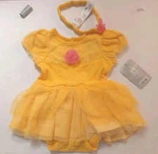 Disney's BELLE, Beauty & the Beast Costume w/ headband. NWT, 9-12 mns. 2016