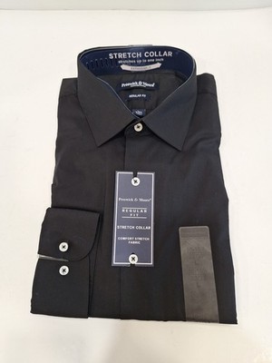 stretch collar dress shirt Preswick & Moore Men's Large 32/33 Reg Fit 16-16.5 This button down pairs our patent pending The Springer