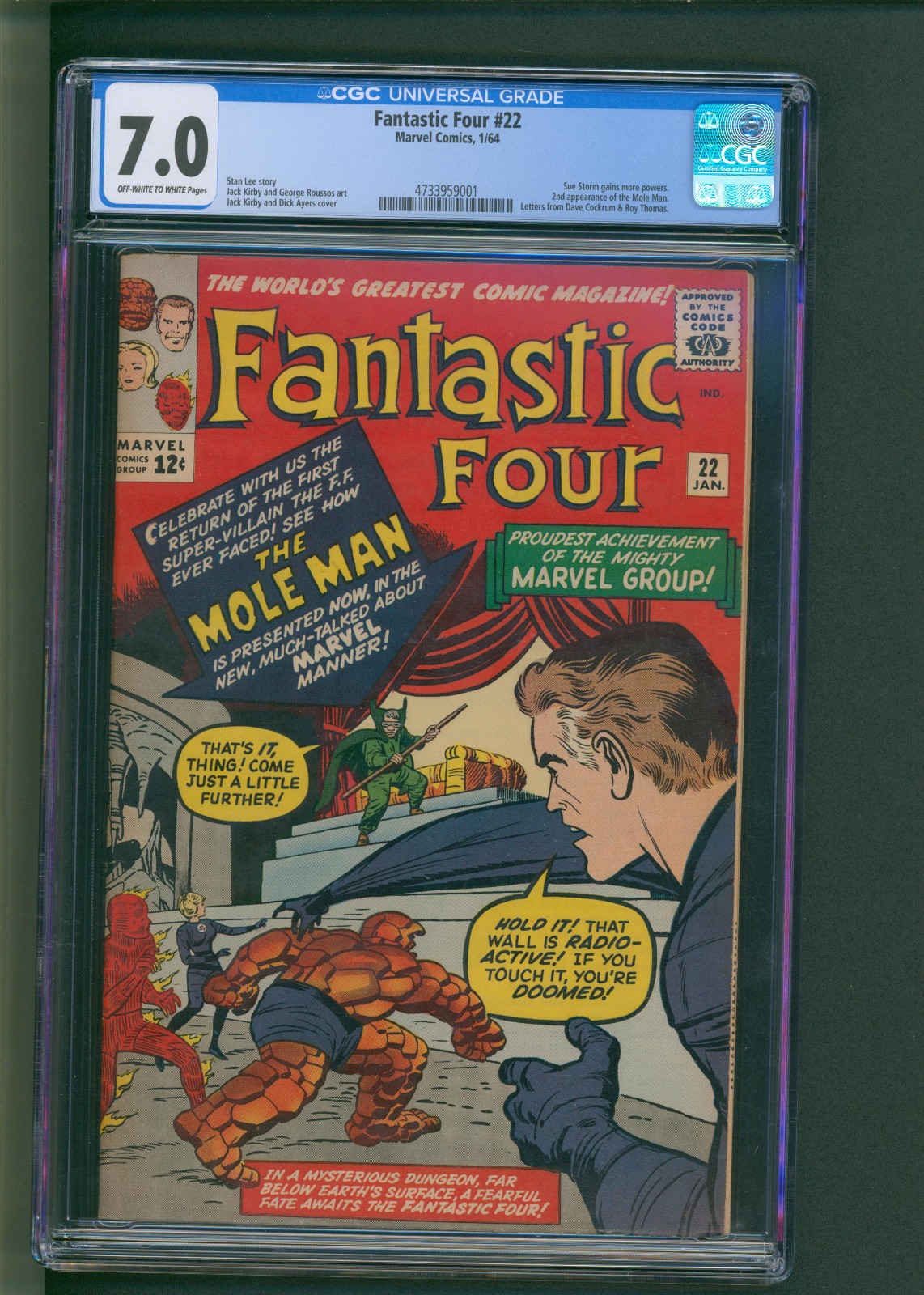 アメコミリーフ Fantastic Four #22 CGC 9.8 Fantastic Four #22 Value - GoCollect