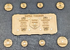Battle Tracker & Wound Counters–  Warhammer 40k, Kill Team Tabletop Wargames