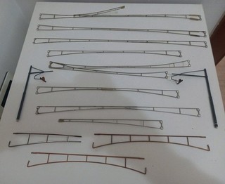 RIVAROSSI CATENARIA E PALI IN SCALA H0 PER PLASTICO