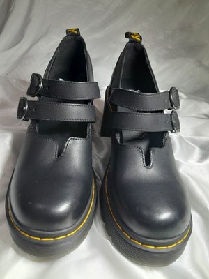 Dr. Martens Eviee Sandale Leder Absatz Mary Jane UK Größe 7