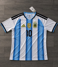 adidas Argentina Lionel Messi #10 Soccer Jersey FIFA World Cup Men’s M L XL