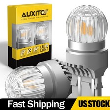 2/4X 7443 7440 Amber LED Turn Signal Light Bulbs Non-polarity 1:1 Mini Size