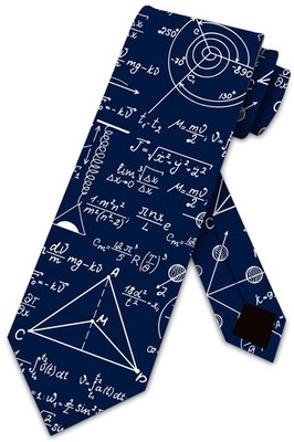 Physics Equation Ties Mens Science Necktie Navy Education Tie