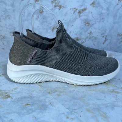 Skechers Slip Ins Ultra Flex Womens Size 6.5 Shoes Gray Comfort Walking Sneakers