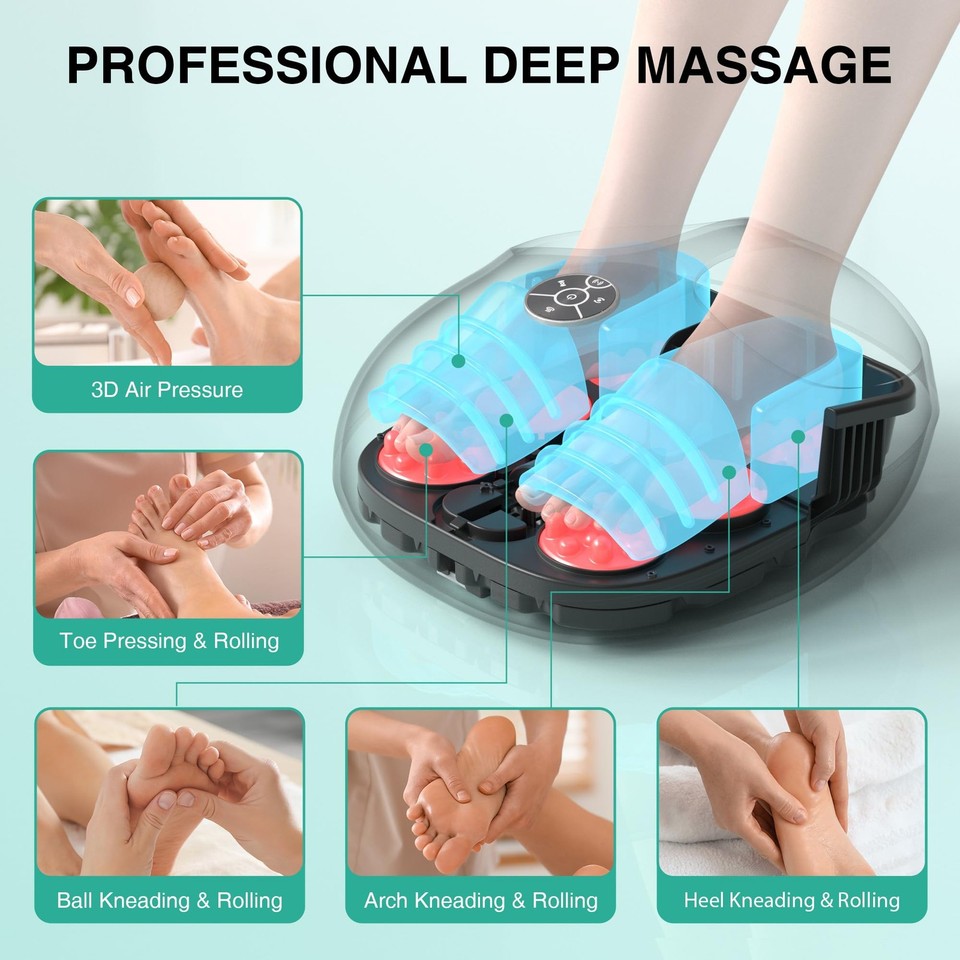 Machine For Deep Check Medcursor Foot Massager w/ Heat - 2026 Shiatsu Deep Kneading Machine ...