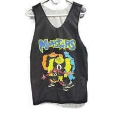 VINTAGE Space Jam Tune Squad/Monstars White  Black Jersey RARE