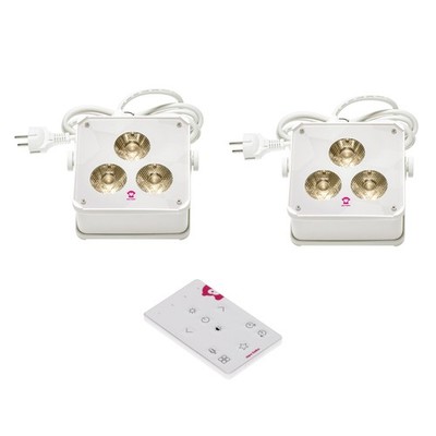 Ape Labs ApeLight Maxi V2 So2 Cr KabelV - Akkubetriebener LED Scheinwerfer-Set