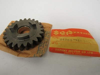 79-81 SUZUKI RM100 RM 100 RM125 RM 125 6TH GEAR NOS TRANSMISSION 24260-40210