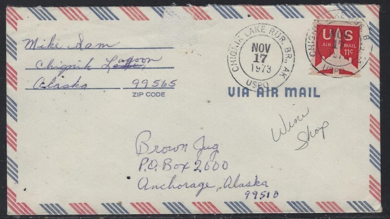 1973 Alaska Cover - Chignik Lake Rur. Br., AK USPO Double Ring Postmark