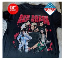 NEW! Jonas Brothers August Red Dress 2025 reprint T-Shirt Unisex Size S-5XL SALE