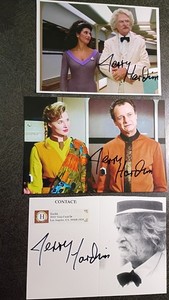 JERRY HARDIN Authentic 3Hand Signed Autograph Photo S ACTOR- STAR TREK & X FILES