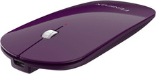 Bluetooth Mouse Slim, Whisper-Quiet Mini Flat Portable Mobile Mice Rechargeable