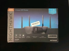 NETGEAR Nighthawk RAX43 WiFi 6 Router: AX4200, 2500 sq ft., 25 devices, security