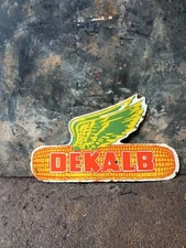 PORCELIAN DEKALB ENAMEL SIGN SIZE 24X16 INCHES