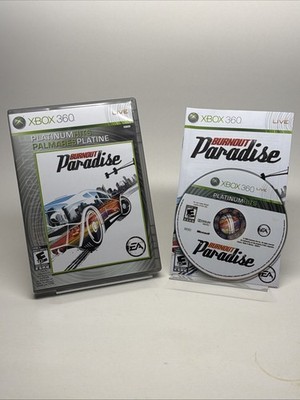 Burnout Paradise Platinum Hits (Xbox 360 Microsoft, 2008) CIB Tested Working