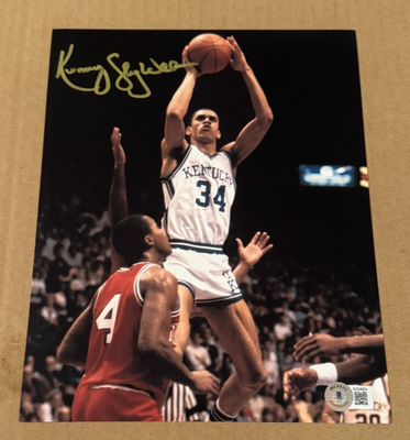 KENNY SKY WALKER SIGNED KENTUCKY WILDCATS 8X10 PHOTO BECKETT
