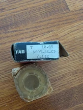 FAG 6203-2Z C3  Single row deep groove ball bearing 17x40x12  mm 6203 ZZ.C3