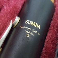 YAMAHA YCL-351 Clarinet Grenadilla Wood Used with Hard Case Mouthpiece