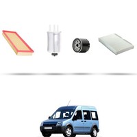 Hoffcar Wartungsset - 4 Filter FüR Ford Tourneo Connect 1.8 Tdci 66Kw 2002