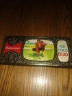 BUDWEISER BEER SIGN VINTAGE NON MOTION ICE COLD BUD GOLF