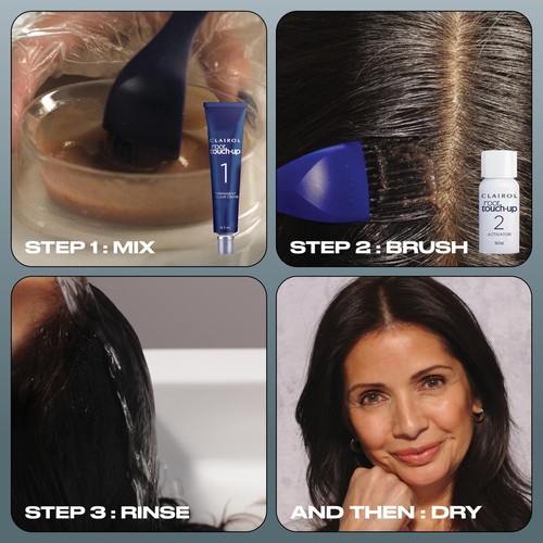 Root Touch-Up Permanent Hair Dye, 4 Dark Brown (Packing May Vary) - Picture 2 of 5
