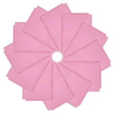12Pcs 21"x21" Large Solid Color Bandanas Bulk Blank Head Bandannas Pink
