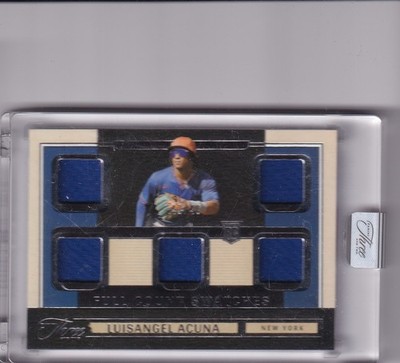 Panini MLB 2025 Three and Two No. FCS-LAA Luisangel Acuna Rookie Patch 49/49