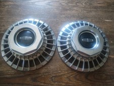 Vintage Lincoln Center Hub Caps .set Of 2. From 1975- 1980.unused Vintage Lincoln Center Hub Caps .set Of 2. From 1975- 1980.unused