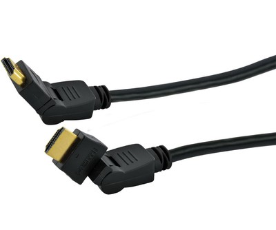 Schwaiger High Speed HDMI Kabel Mit Ethernet 4K 1,5M 90-180 Grad