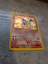 Pokémon Karte -  Glurak 4/102 Base Set - Deutsch - WOTC - Holo - very Good