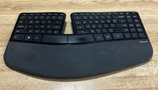 Microsoft SCULPT Ergonomic Wireless Keyboard No Dongle Parts Only Untested As Is
